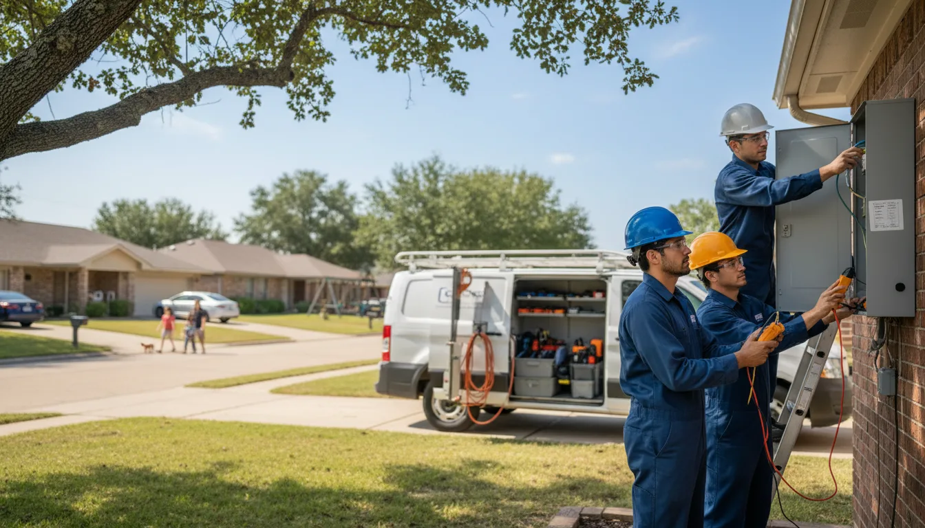 Certified electrician providing emergency electrical services in Washington, IA